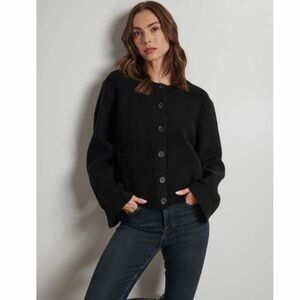 Women's Black Cardigan Sweater S